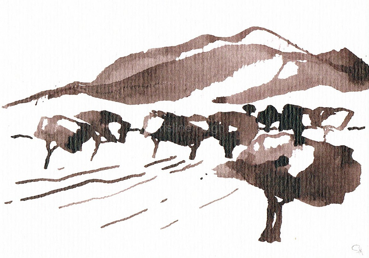 Zeichnung-tunesische-Landschaft-1-150-105-christine-hagn.jp